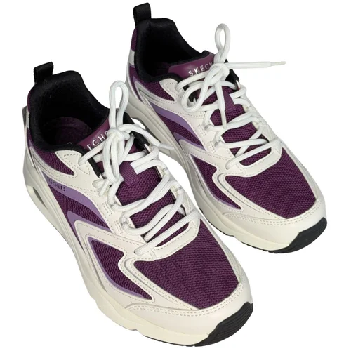 Damskie sneakersy SKECHERS Street Tres-Air Uno White/Purple Rozmiar 36 - zdjęcie 2