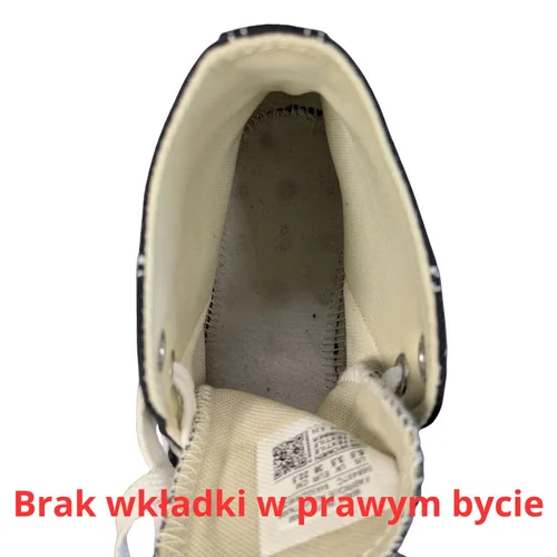 Czarne Trampki na Platformie CONVERSE Wysokie 36 DEF - zdjęcie 5