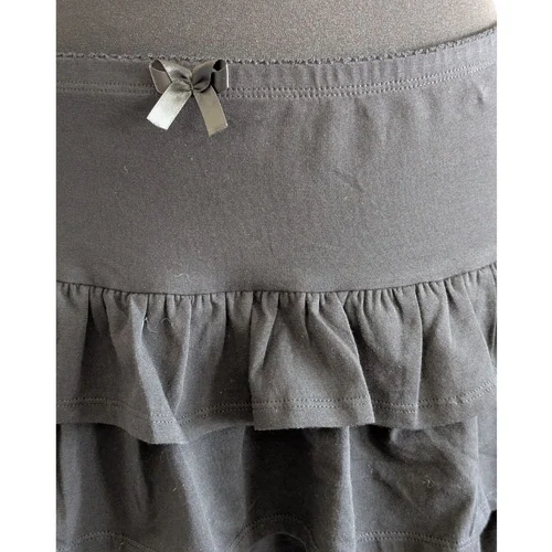 Czarna Spódnica Mini z Falbankami Miss Selfridge 42 - zdjęcie 5