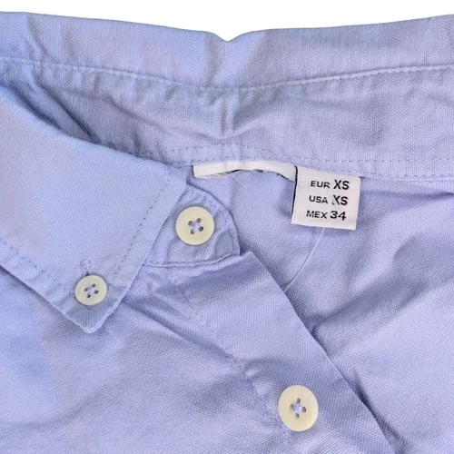 Jasnoniebieska Męska Koszula STWD Pull&Bear Rozmiar XS - zdjęcie 4
