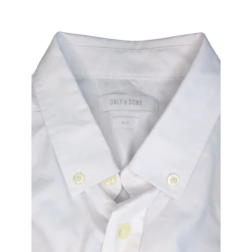 Biała Koszula Męska ONLY & SONS Slim Fit L - zdjęcie 8