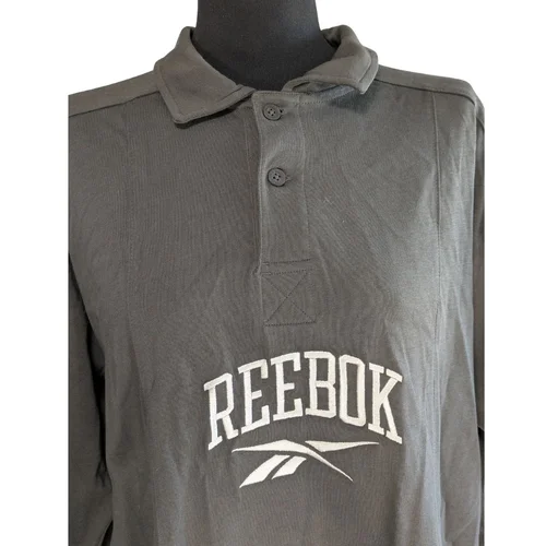 Koszulka Polo Długi Rękaw REEBOK Rugby Top L - zdjęcie 2