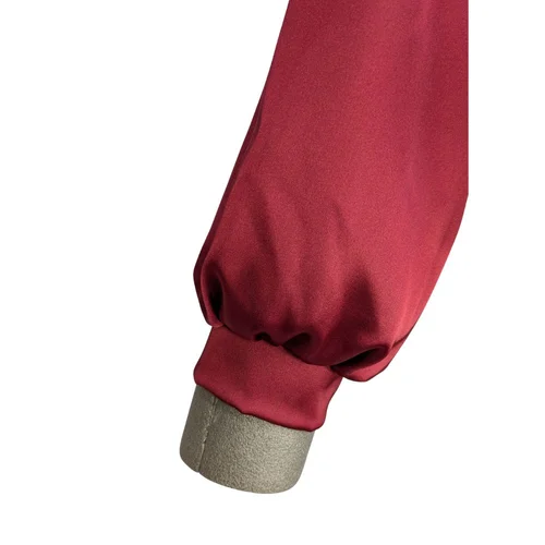 Bordowa Sukienka Kopertowa PAKUTEN L/XL (16) Marszczenia - zdjęcie 7