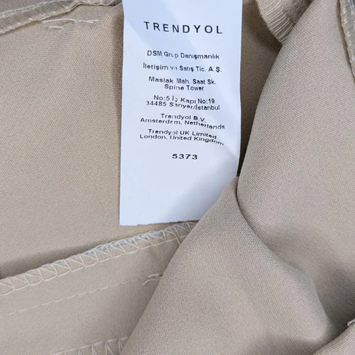 Beżowe Spodnie Damskie Trendyol 34 (XS) - zdjęcie 10