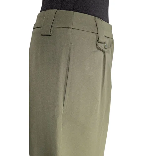 Oliwkowe Spodnie Damskie PIECES PCNIMORA S (36) Z Rozcięciami - zdjęcie 3