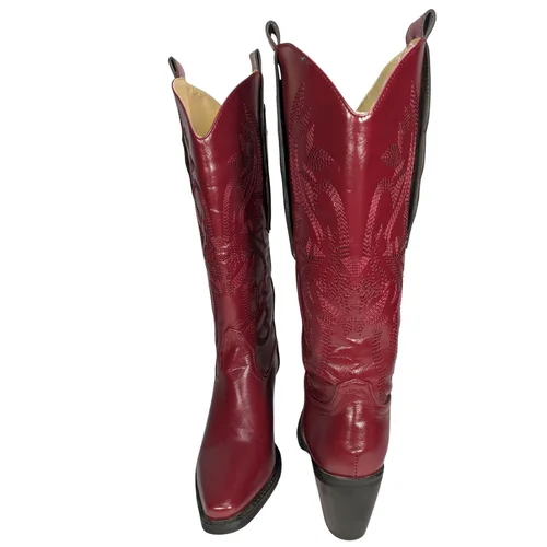 Dia Studios – Wiśniowe Haftowane Kowbojki Western – 37 - zdjęcie 6