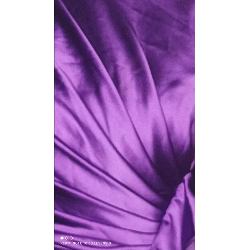 SAYGI – Satynowa Suknia Maxi Amethyst Mermaid Knot R. 42 (XL) - zdjęcie 7