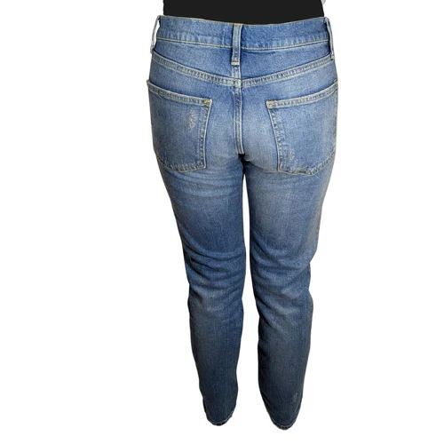 Jeansy Damskie Trendyol Alaçati Z Ozdobnymi Kółkami 26 - zdjęcie 5