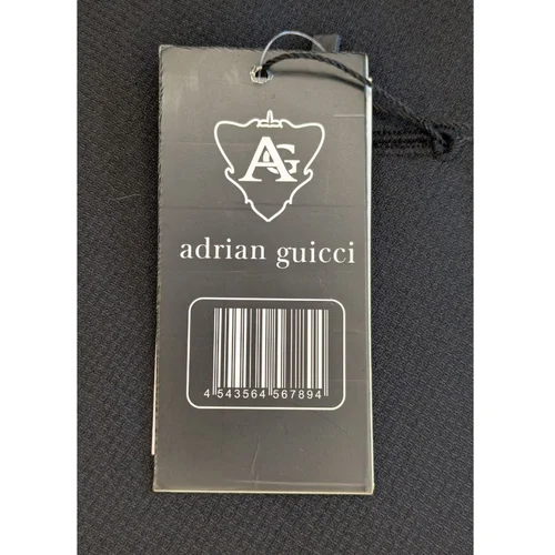 Czarny Garnitur 3-Częściowy ADRIAN GUCCI Slim Fit 56 - zdjęcie 14