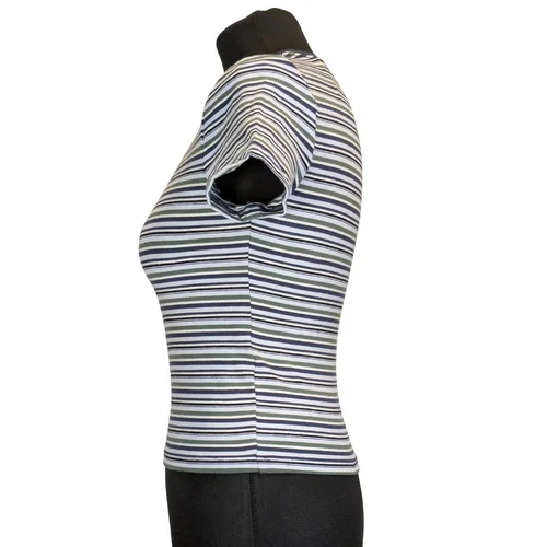 Koszulka Damska Abercrombie & Fitch Baby Tee w Paski XS - zdjęcie 3