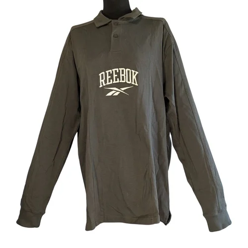 Koszulka Polo Długi Rękaw REEBOK Rugby Top L - zdjęcie 7