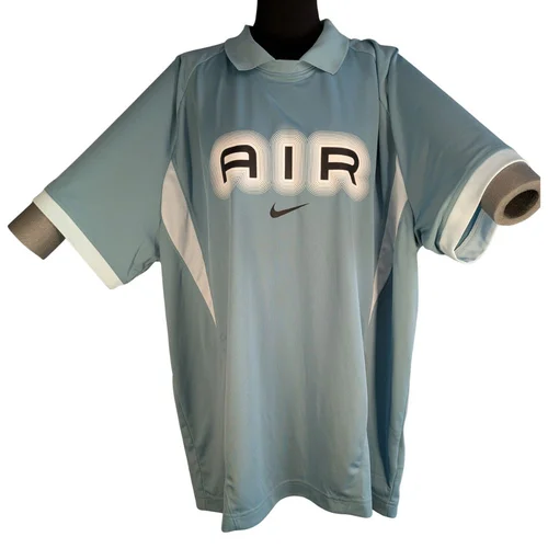 Męska Koszulka Polo Nike Air Błękitna Loose Fit XXL - zdjęcie 5