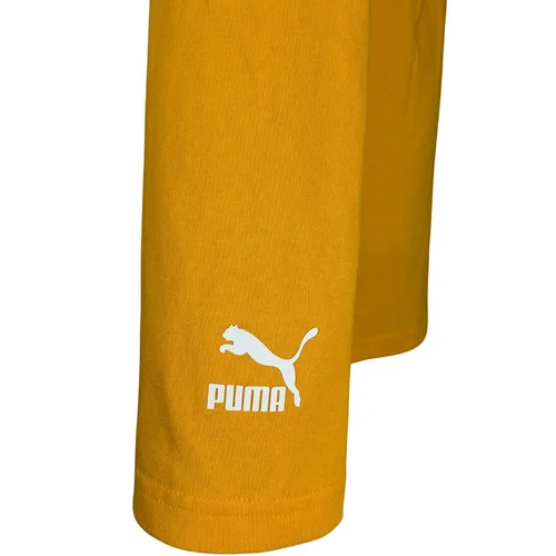 Musztardowa Koszulka Polo Puma Classics Długi Rękaw XS - zdjęcie 2