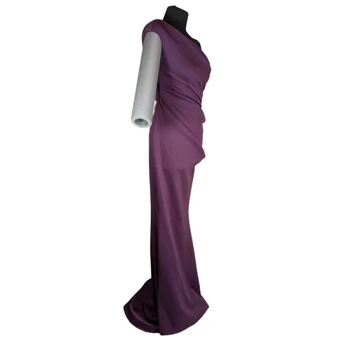 Śliwkowa Suknia Maxi ASOS DESIGN  R. 34 - zdjęcie 5