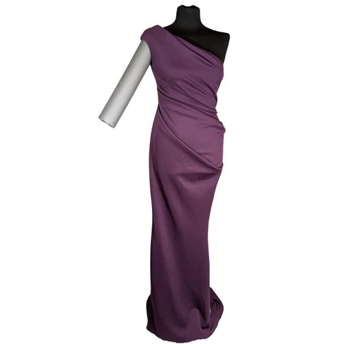 Śliwkowa Suknia Maxi ASOS DESIGN  R. 34 - zdjęcie 6