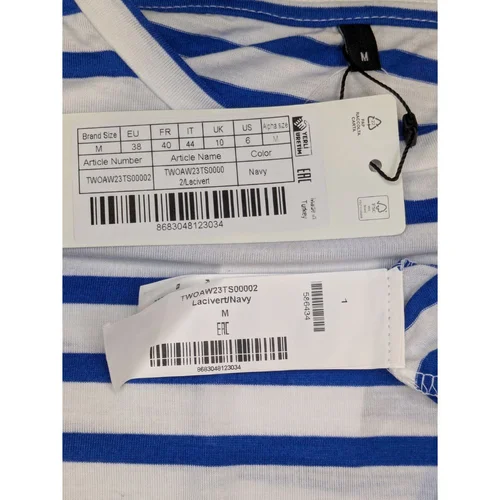 Klasyczny Longsleeve w Paski Navy Trendyol R. 38 (M) - zdjęcie 5