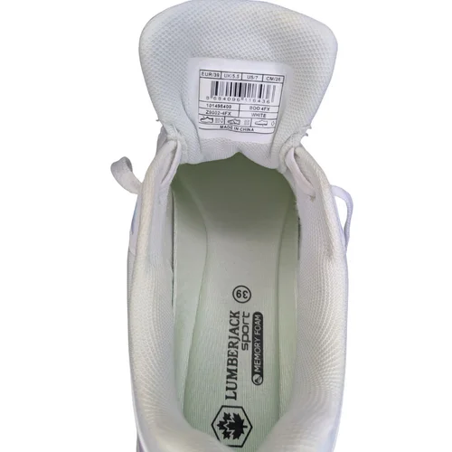 Lumberjack Sport – Damskie Białe Sneakery Memory Foam – 39 - zdjęcie 7