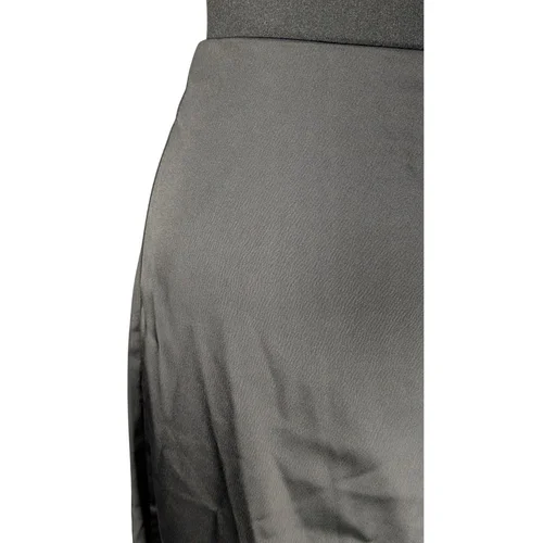 Czarna Satynowa Spódnica Midi Madmext M (38) - zdjęcie 6