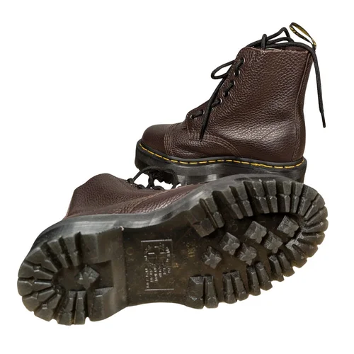 Dr. Martens Sinclair – Brązowe Botki na Platformie 36 - zdjęcie 5