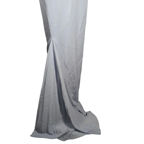 Błękitna Sukienka Maxi ASOS DESIGN z Drapowaniem w Talii 42 - zdjęcie 8