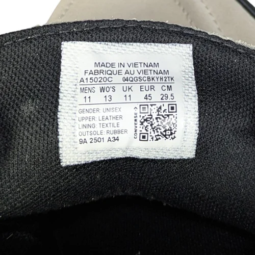 Beżowe Wsuwane Buty Zamszowe CONVERSE Loafers z Gwiazdą 45 - zdjęcie 10