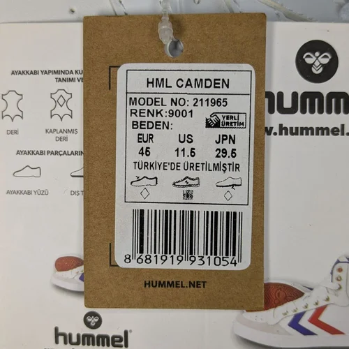 Białe Sneakersy Skórzane HUMMEL Hml Camden 46 - zdjęcie 10