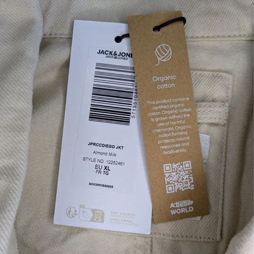 Jasnobeżowa Kurtka Męska JACK&JONES Premium XL - zdjęcie 10