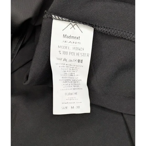 Czarna Satynowa Spódnica Midi Madmext M (38) - zdjęcie 8