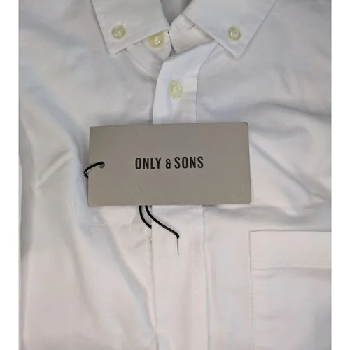 Biała Koszula Męska ONLY & SONS Slim Fit L - zdjęcie 10