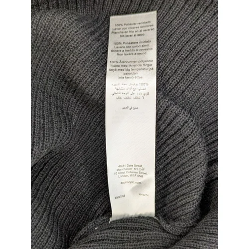 Czarna Sukienka Dzianinowa Midi PrettyLittleThing S - zdjęcie 7