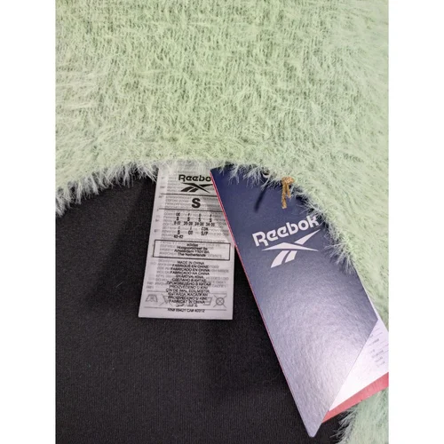 Reebok – Miętowy Top Damski Fuzzy Texture S - zdjęcie 8