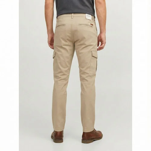 Jack & Jones – Spodnie Cargo Beżowe Pas 76 cm (W30) - zdjęcie 8