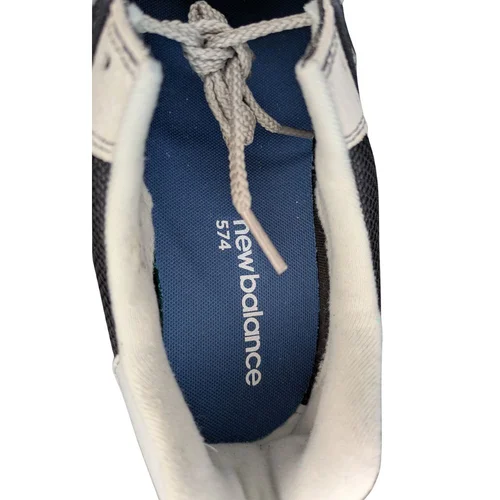 New Balance 574 – Męskie Czarne Sneakery Suede – 44.5 - zdjęcie 5