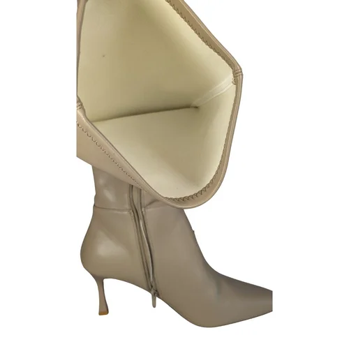 New Look Beżowe Kozaki na Szpilce Atlanta Vegan 41 - zdjęcie 8