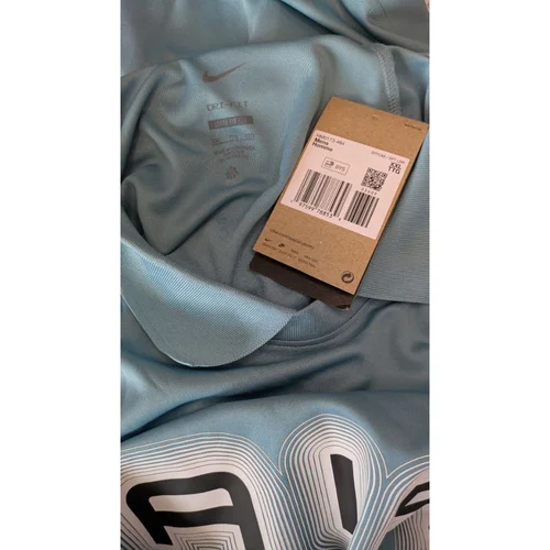 NIKE Koszulka Polo Air Błękitna Loose Fit XXL - zdjęcie 9