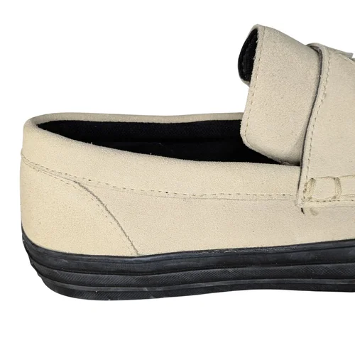 Beżowe Wsuwane Buty Zamszowe CONVERSE Loafers z Gwiazdą 45 - zdjęcie 12