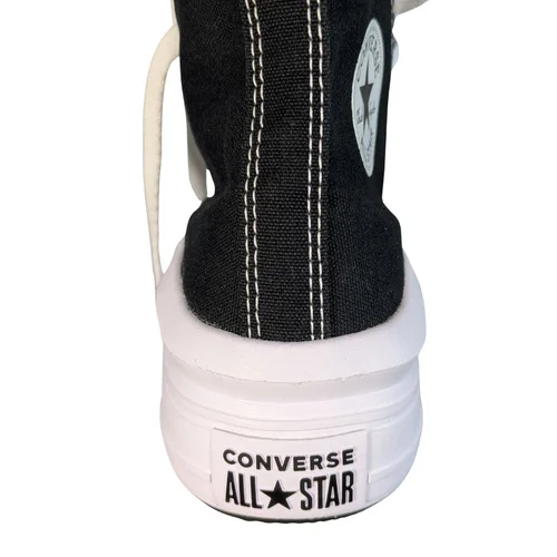 Czarne Trampki na Platformie CONVERSE Wysokie 36 DEF - zdjęcie 11