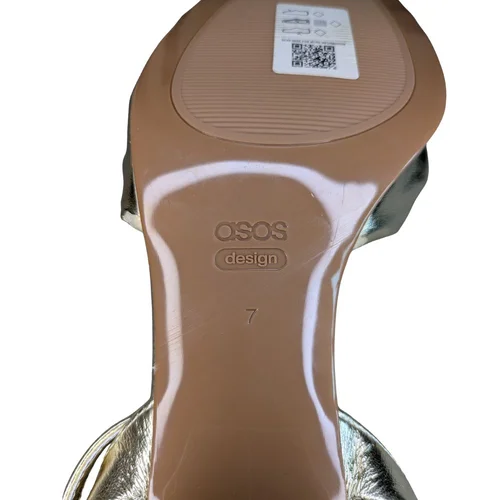 Złote Sandały na Słupku ASOS DESIGN 40 DEF - zdjęcie 5