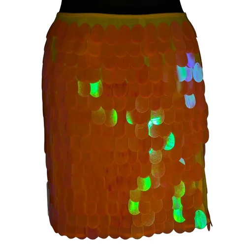 Pomarańczowa Spódnica Cekiny ASOS DESIGN 38 (M) DEF - zdjęcie 12