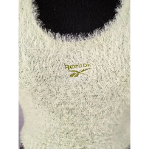 Damski Włochaty Top Reebok Cozy Tank Miętowy S - zdjęcie 4