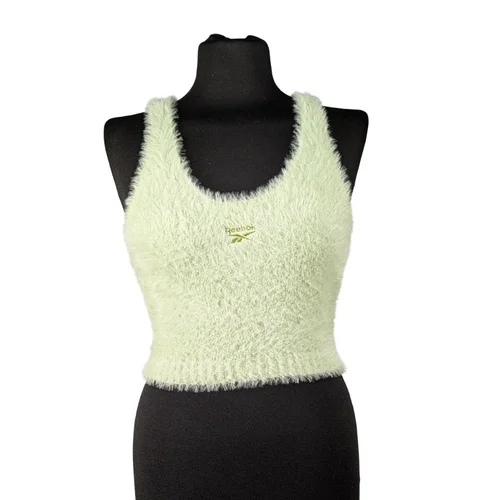 Damski Włochaty Top Reebok Cozy Tank Miętowy S - zdjęcie 7