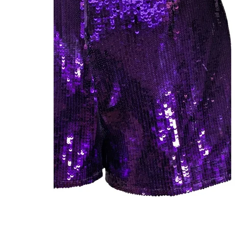 River Island – Fioletowy Kombinezon Cekinowy 34 - zdjęcie 9