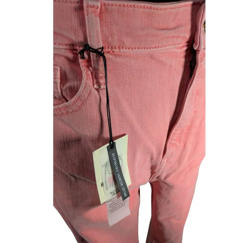 River Island – Jeansy High Rise Skinny Sculpt Koralowe R. 42 - zdjęcie 6