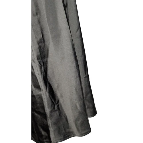 Czarna Satynowa Spódnica Midi Madmext M (38) - zdjęcie 11