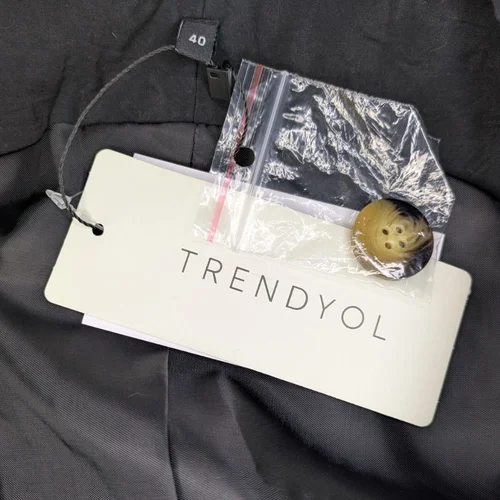 Czarny Komplet Damski Kamizelka i Spodnie Trendyol 40 (L) - zdjęcie 7