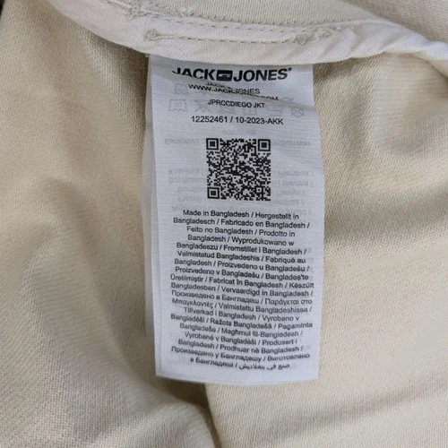 Jasnobeżowa Kurtka Męska JACK&JONES Premium XL - zdjęcie 13