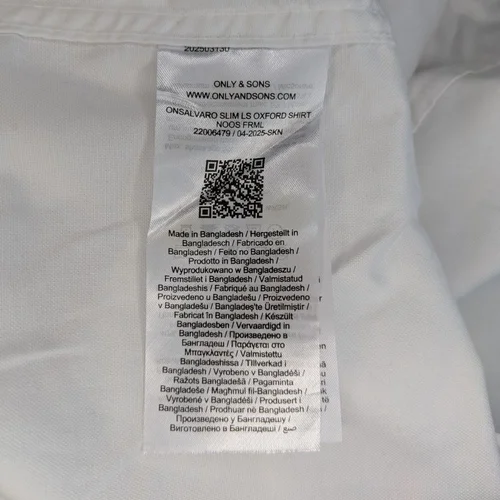 Biała Koszula Męska ONLY & SONS Slim Fit L - zdjęcie 12