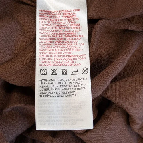 Brązowa Koszula Męska LC WAIKIKI Slim Fit Wiskoza L - zdjęcie 10