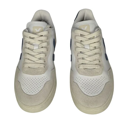 Sneakersy Damskie Veja V-90 Biało-Szaroniebieskie 36 - zdjęcie 6