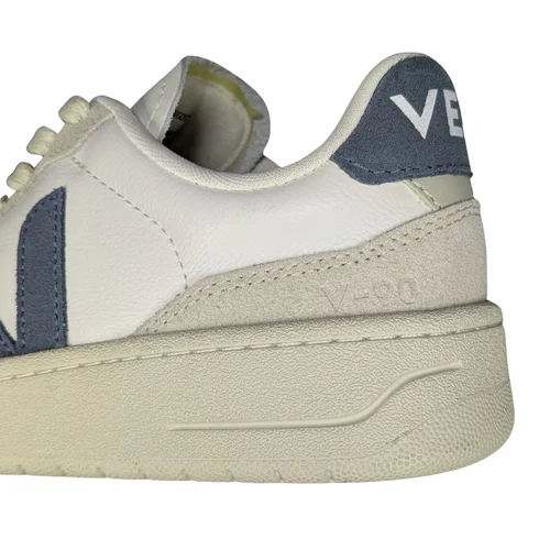 Sneakersy Damskie Veja V-90 Biało-Szaroniebieskie 36 - zdjęcie 12